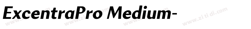 ExcentraPro Medium字体转换